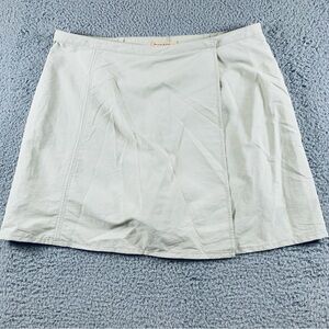 Royal Robbins Skirt Skort Womens Pocket Zip Fly Built-in Short Sandstone Size 14